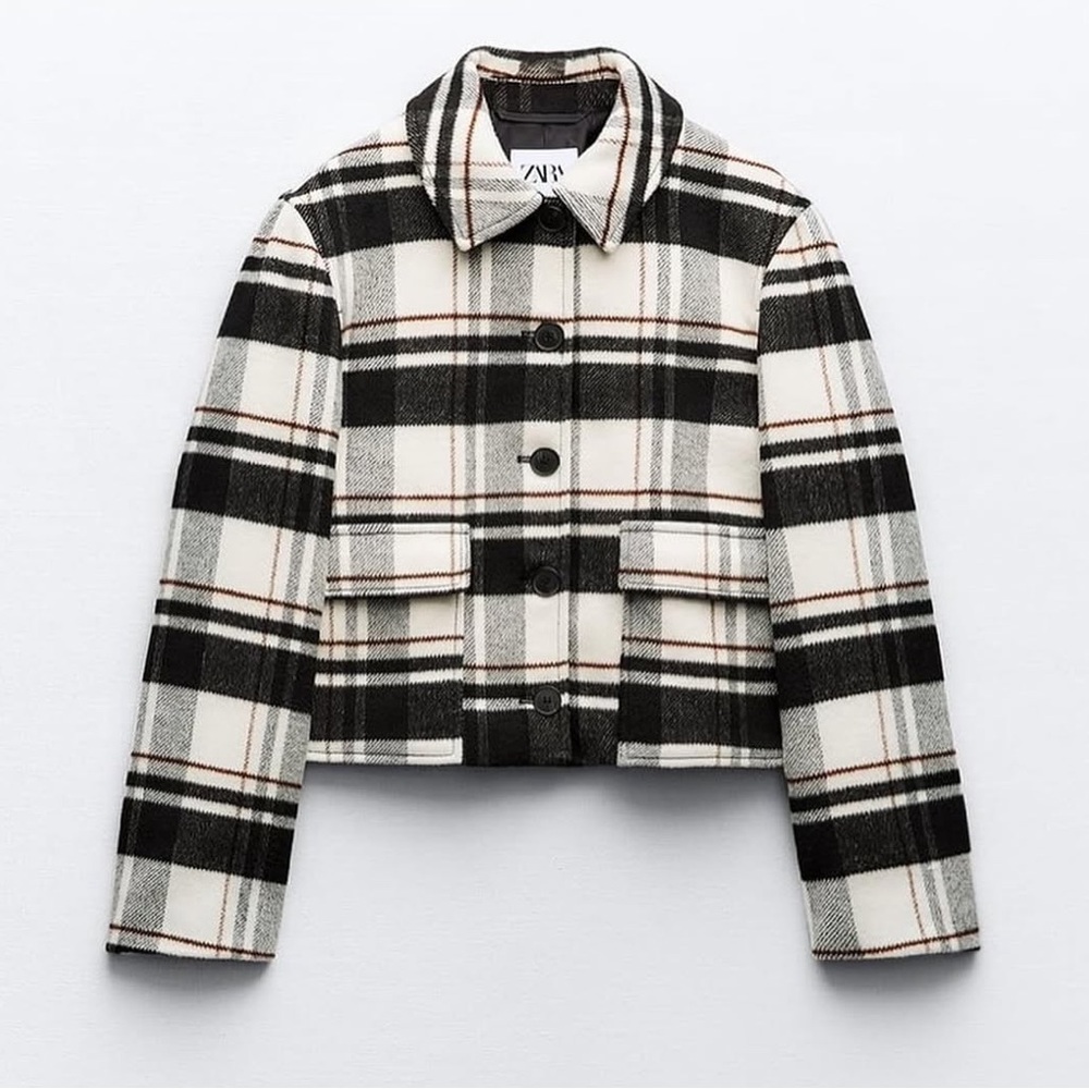 Zara Plaid Jacket (NWT)